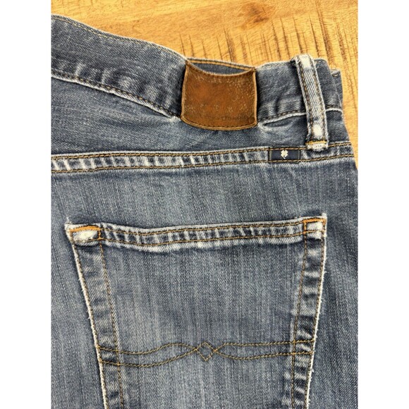 Lucky Brand Jeans Mens 34x32 (Fits 34x31) Blue 221 Original Straight Leg Denim - Picture 3 of 15